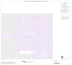 Primary view of 1990 Census County Block Map (Recreated): Lamb County, Inset B01