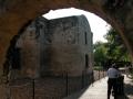Photograph: The Alamo through an archway