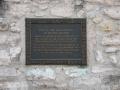 Photograph: Alamo plaque dedicated by the Daughters of the Republic of Texas