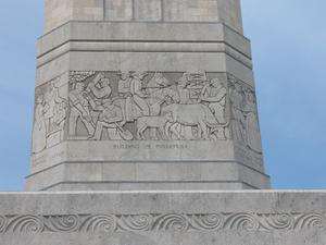 Primary view of Frieze of San Jacinto Monument, Building of Industries