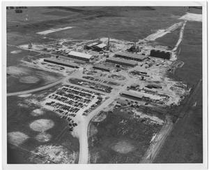 Aerial View of the Firestone Plant Under Construction