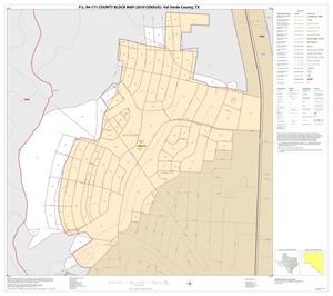 Primary view of P.L. 94-171 County Block Map (2010 Census): Val Verde County, Inset D01