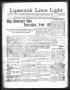 Newspaper: Lipscomb Lime Light (Lipscomb, Tex.), Vol. 1, No. 12, Ed. 1 Thursday,…