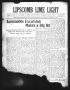 Newspaper: Lipscomb Lime Light (Lipscomb, Tex.), Vol. 3, No. 27, Ed. 1 Thursday,…