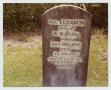 Photograph: [Grave Marker of Elizabeth Middlebrook Willis]