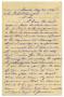 Letter: [Letter from J.M. Crockett to R.P. Crockett, May 29 1879]