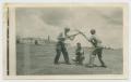 Photograph: [Soldiers in a Mock Bayonet Fight]