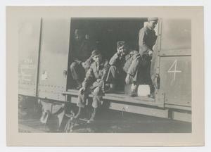 Primary view of [Soldiers in Boxcar]