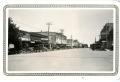 Photograph: [Downtown Georgetown with Model-T cars]