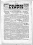 Newspaper: The Palomar Kamper (Palacios, Tex.), Vol. 4, No. 7, Ed. 1 Wednesday, …