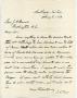 Letter: [Letter from I. G. Vore to J. W. Denver, January 8, 1883]
