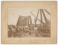 Photograph: [Bridge Being Built over the Brazos River]