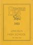 Yearbook: The Bumblebee, Yearbook of Lincoln High School, 1933