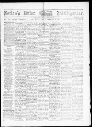 Primary view of Norton's Union Intelligencer. (Dallas, Tex.), Vol. 9, No. 20, Ed. 1 Saturday, January 10, 1880