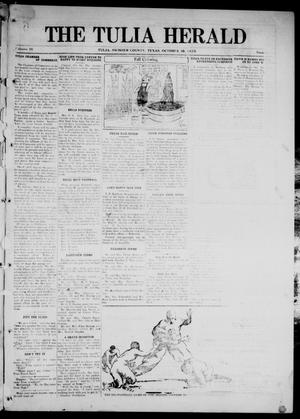 Primary view of The Tulia Herald (Tulia, Tex), Vol. 16, No. 42, Ed. 1, Friday, October 16, 1925