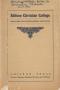 Book: Catalog of Abilene Christian College, 1912-1913