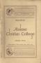 Book: Catalog of Abilene Christian College, 1923-1924