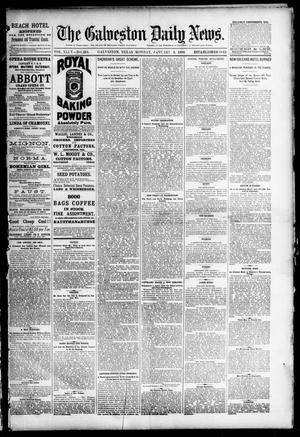 Primary view of The Galveston Daily News. (Galveston, Tex.), Vol. 44, No. 254, Ed. 1 Monday, January 4, 1886