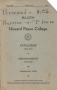 Book: Catalogue of Howard Payne College, 1932-1933
