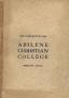 Book: Catalog of Abilene Christian College, 1909-1910