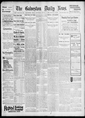 Primary view of The Galveston Daily News. (Galveston, Tex.), Vol. 54, No. 132, Ed. 1 Saturday, August 3, 1895