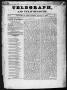 Newspaper: Telegraph and Texas Register (San Felipe de Austin [i.e. San Felipe],…