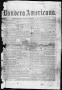 Newspaper: Bandera Americana. (Brownsville, Tex.), Vol. 1, No. 21, Ed. 1, Saturd…