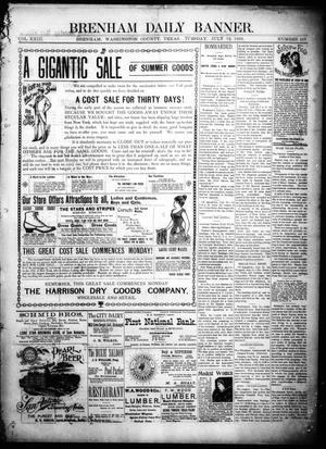 Primary view of Brenham Daily Banner. (Brenham, Tex.), Vol. 23, No. 167, Ed. 1 Tuesday, July 12, 1898
