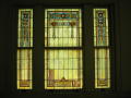Photograph: [Photograph of Stained Glass Windows in St. John's Methodist Church]