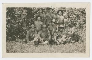[Photograph of a Group of Soldiers in France]
