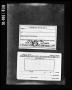 Primary view of [Back of Selective Service and Active Duty Cards]
