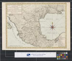 Primary view of Carte d’une partie de l’Amérique Séptentrionale : qui contient partie de la Nle. Espagne, et de la Louisiane.