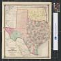 Primary view of County Map of Texas and Indian Territory.