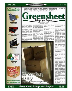 Primary view of object titled 'Greensheet (Houston, Tex.), Vol. 36, No. 266, Ed. 1 Tuesday, July 12, 2005'.