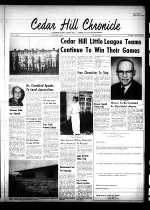 Primary view of Cedar Hill Chronicle (Cedar Hill, Tex.), Vol. 1, No. 5, Ed. 1 Thursday, June 17, 1965