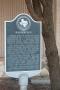 Photograph: Historic plaque on grounds of Martin Co. Courthouse: Marienfeld
