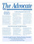 Journal/Magazine/Newsletter: The Advocate, Volume 17, Issue 3, July-September 2012