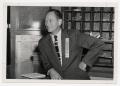 Photograph: [Photograph of Jerome Vannoy in the Registrar's Office]