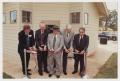Photograph: [Photograph of Ribbon Cutting for Student Apartments]