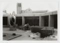 Photograph: [Finishing the Campus Center Courtyard]