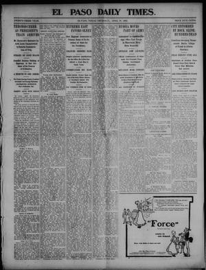 Primary view of El Paso Daily Times. (El Paso, Tex.), Vol. 23, Ed. 1 Thursday, April 30, 1903