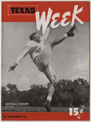 Texas Week, Volume 1, Number 8, September 28, 1946