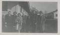 Photograph: [Photograph of Group in Front of Officer's Club]