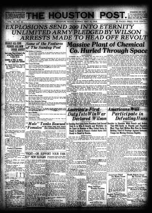 Primary view of The Houston Post. (Houston, Tex.), Vol. 34, No. 45, Ed. 1 Sunday, May 19, 1918