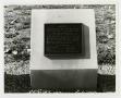 Photograph: [Photograph of 493rd Armored Field Artillery Battalion Memorial Stone]