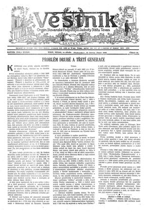 Primary view of Věstník (West, Tex.), Vol. 34, No. 24, Ed. 1 Wednesday, June 12, 1946