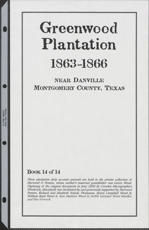 [Greenwood Plantation Accounts: 1863-1866]