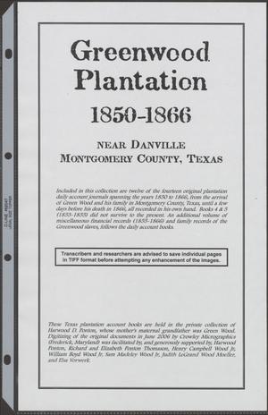 [Greenwood Plantation Accounts Project]