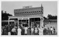 Photograph: [Lyndon Johnson at Hye Post Office Ceremony]
