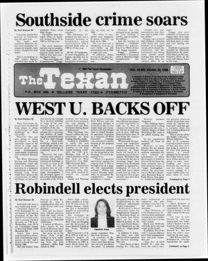 The Texan (Bellaire, Tex.), Vol. 33, No. 21, Ed. 1 Wednesday, January 22, 1986
